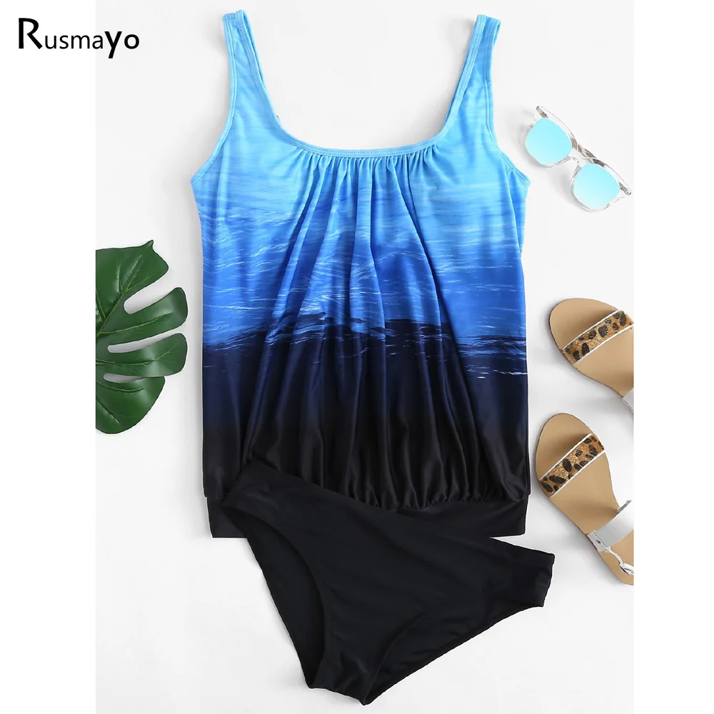Women Tankini Set Plus Size Swimsuit Female Swimwear Swim Bikini Blue Beach Wear Bathing Split Suit Big 2 Two-piece Set XXXL 28
Women Tankini Set Plus Size Swimsuit Female Swimwear Swim Bikini Blue Beach Wear Bathing Split Suit Big 2 Two-piece Set XXXL 28