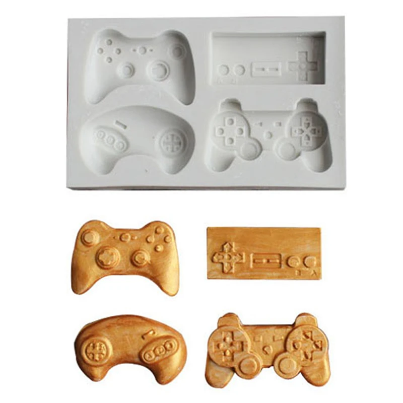 New Gamepad Silicone Mold gamers boy gift game controller shape Fondant Silicone Mould Cake Decoration Sugar Mold Baking Mold
New Gamepad Silicone Mold gamers boy gift game controller shape Fondant Silicone Mould Cake Decoration Sugar Mold Baking Mold