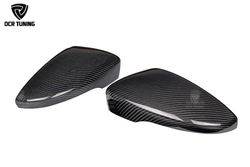 For Volkswagen VW Golf 6 7 mk6 mk7 gti r20 vw scirocco cc passat beatles carbon look side mirror cover golf6 golf 7 mirror cover (14)