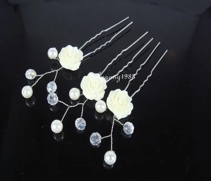 6Pcs Wedding Bridal Pearl Resin White Flower Hair Pin Hair Accessory SP-804
6Pcs Wedding Bridal Pearl Resin White Flower Hair Pin Hair Accessory SP-804