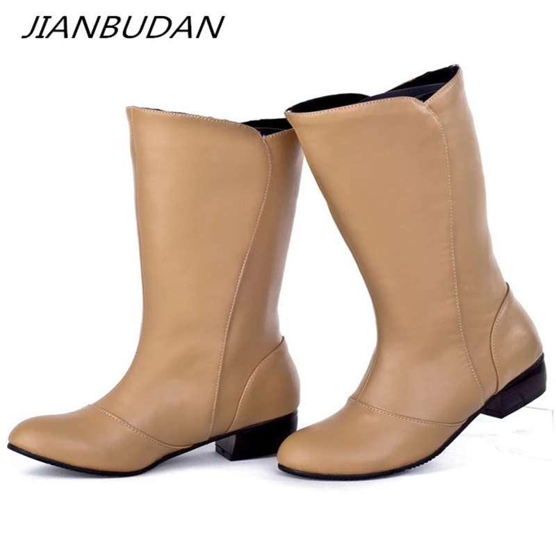 JIANBUDAN Pu leather autumn winter women's high boots Retro fashion Knight boots Winter Cotton plush Warm Riding boots size34-43
JIANBUDAN Pu leather autumn winter women's high boots Retro fashion Knight boots Winter Cotton plush Warm Riding boots size34-43