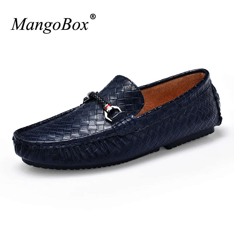 MangoBox Men Leather Casual Shoes Cow Leather New Mens Italian Fashion Shoes Breath Fashion Sneakers For Mens