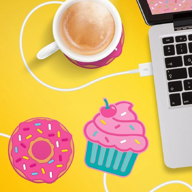 Cupcake shape Coffee Tea Warm Pad Placemat Electrical Insulation Coaster USB Warm Cup Heating Device CF
Cupcake shape Coffee Tea Warm Pad Placemat Electrical Insulation Coaster USB Warm Cup Heating Device CF
