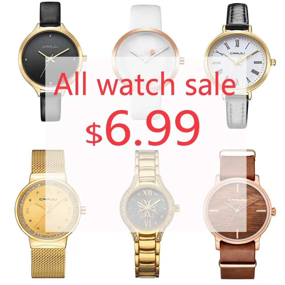 CRRJU EVERY DAYS BIG SALE, ALL WATCHES SALE 6.99$ Mens Watches Top Brand Luxury Watch For Women Quartz Clock
CRRJU EVERY DAYS BIG SALE, ALL WATCHES SALE 6.99$ Mens Watches Top Brand Luxury Watch For Women Quartz Clock