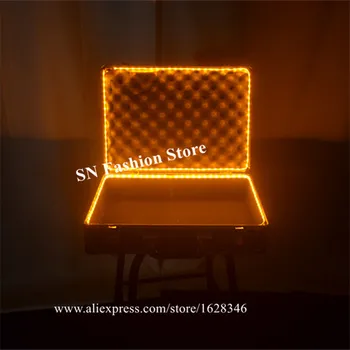 M56 Party Magic show Dollar box dj suitcase stage led costumes lighted props bar dance glowing led props robot men wears disco
M56 Party Magic show Dollar box dj suitcase stage led costumes lighted props bar dance glowing led props robot men wears disco
