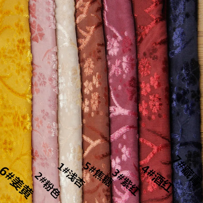burnout Silky Velvet Fabric for flocking silk fabric cloth rayon velour dress shirt material Free Shipping 1M
burnout Silky Velvet Fabric for flocking silk fabric cloth rayon velour dress shirt material Free Shipping 1M