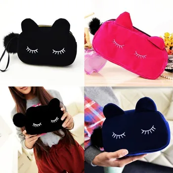 1 Pcs Cartoon Cat Travel Cosmetic Bag Portable Soft Velvet Women Make Up Bag Zipper Toiletry Wash Bag Beauty Case Organizer
1 Pcs Cartoon Cat Travel Cosmetic Bag Portable Soft Velvet Women Make Up Bag Zipper Toiletry Wash Bag Beauty Case Organizer