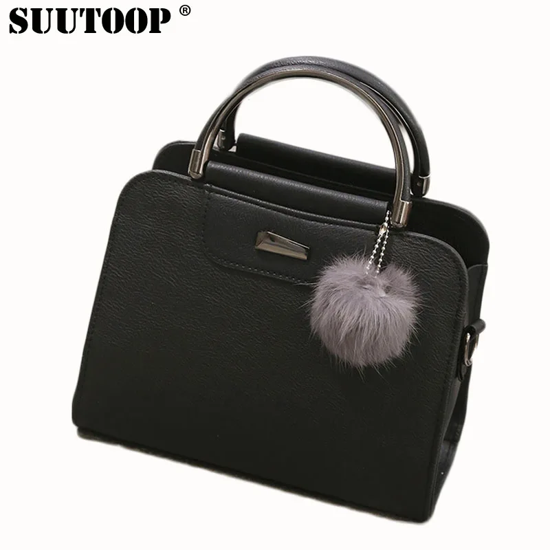suutoop women leather tote bag women fashion designer handbags high quality ladies bags vintage crossbody bags with fur ball
suutoop women leather tote bag women fashion designer handbags high quality ladies bags vintage crossbody bags with fur ball