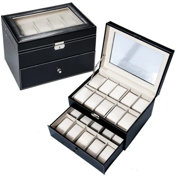 Multilayer Leather Watch Box Necklace Ring Jewelry Box Storage Box For Men Women Cosmetic Organizer Casket
Multilayer Leather Watch Box Necklace Ring Jewelry Box Storage Box For Men Women Cosmetic Organizer Casket