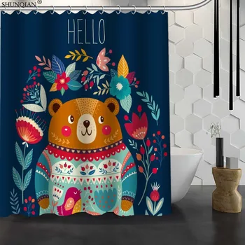 New Bear Art Custom Shower Curtain Waterproof Fabric Bath Curtain Polyester Fabric Bathroom Curtain 18-4.11
New Bear Art Custom Shower Curtain Waterproof Fabric Bath Curtain Polyester Fabric Bathroom Curtain 18-4.11