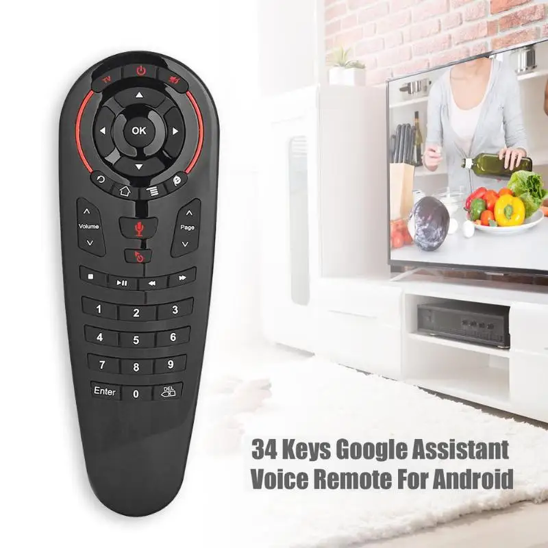 G30 Fly Air Mouse Voice Remote Control 2.4G Wireless 18 Keys Keyboard for TV Box Russian English IR Learning
G30 Fly Air Mouse Voice Remote Control 2.4G Wireless 18 Keys Keyboard for TV Box Russian English IR Learning