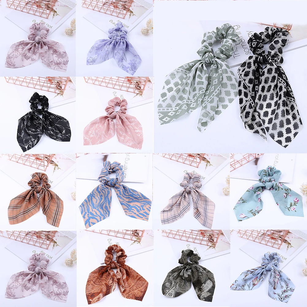 Korea Style Bohemian Scrunchie Print Chiffon Ribbon Women Elastic Hair Tie Soft Vintage Turban Bandage Female Hair Accessories
Korea Style Bohemian Scrunchie Print Chiffon Ribbon Women Elastic Hair Tie Soft Vintage Turban Bandage Female Hair Accessories