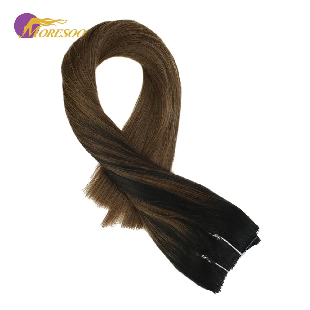 Moresoo Flip in Real Remy Human Hair Extensions Off Black #1B Mixed with Brown #8 invisible Fish Line Halo Hair 12-22 Inch
Moresoo Flip in Real Remy Human Hair Extensions Off Black #1B Mixed with Brown #8 invisible Fish Line Halo Hair 12-22 Inch