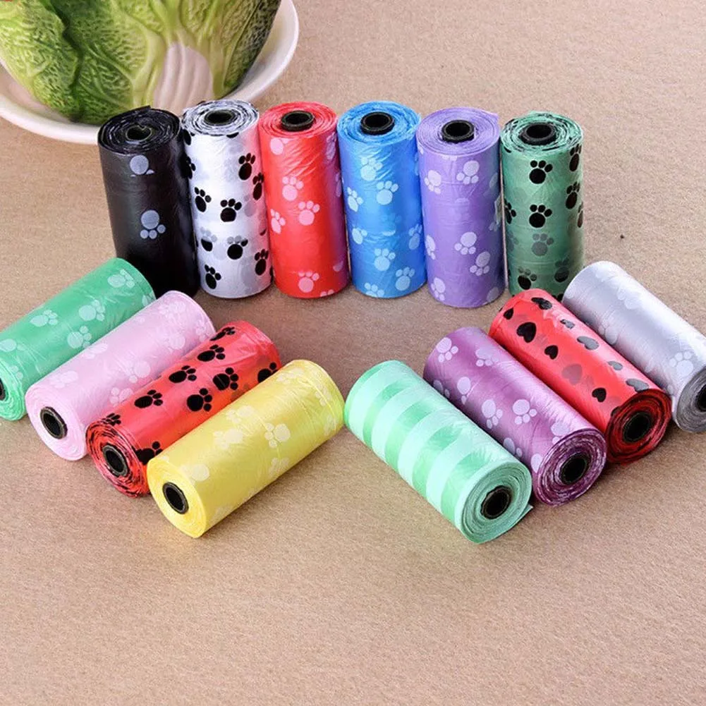 1 Roll Degradable Pet Dog Waste Poop Bags With Printing Doggy Bag Trash Funny Dog claws Print Pet garbage bags
1 Roll Degradable Pet Dog Waste Poop Bags With Printing Doggy Bag Trash Funny Dog claws Print Pet garbage bags