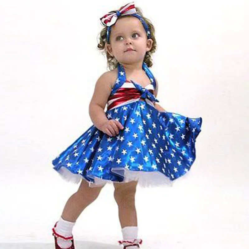 2019 Brand New Infant Kids Blue Star Toddler Girl Princess Dress Baby Party Wedding Pageant Dress 2pcs Flag Fourth July Sundress
2019 Brand New Infant Kids Blue Star Toddler Girl Princess Dress Baby Party Wedding Pageant Dress 2pcs Flag Fourth July Sundress