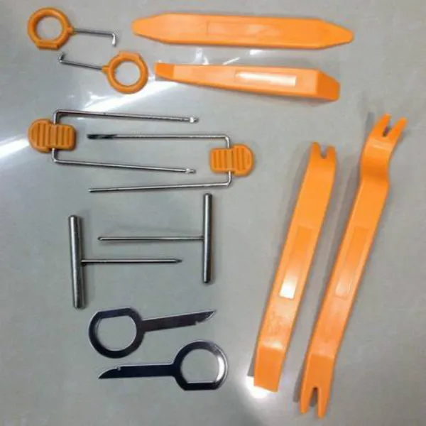 12Pcs/set Plastic Car Radio Door Clip Panel Trim Dash Audio Removal Pry Tool Repairing Set
12Pcs/set Plastic Car Radio Door Clip Panel Trim Dash Audio Removal Pry Tool Repairing Set