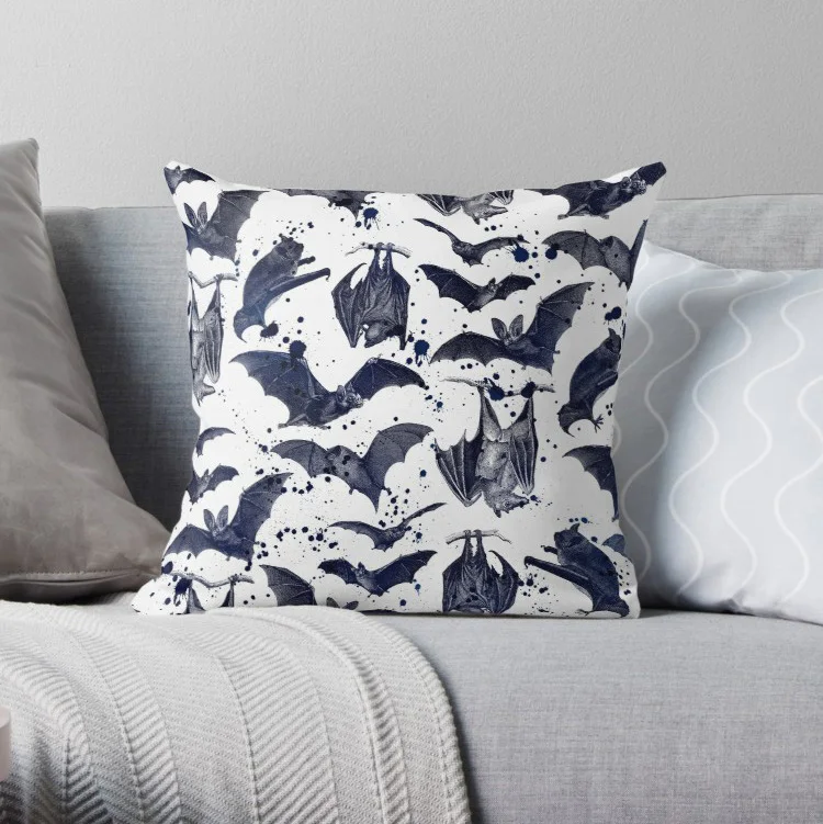 BATS Pillow Covers Cases Pattern Nordic Cover Cushion Pillowcase Square Print 
BATS Pillow Covers Cases Pattern Nordic Cover Cushion Pillowcase Square Print