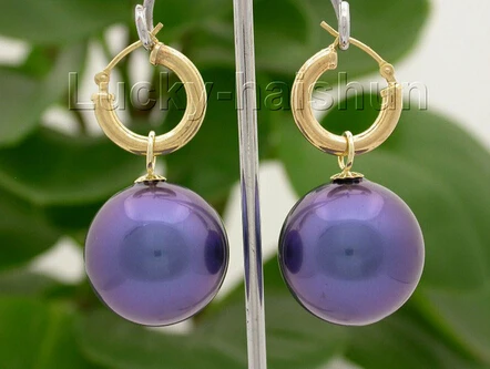 AAA big 16mm navy blue round sea shell pearls Earrings hoop Lovely Fine Nobility Lady's Women's silver Earrings
AAA big 16mm navy blue round sea shell pearls Earrings hoop Lovely Fine Nobility Lady's Women's silver Earrings