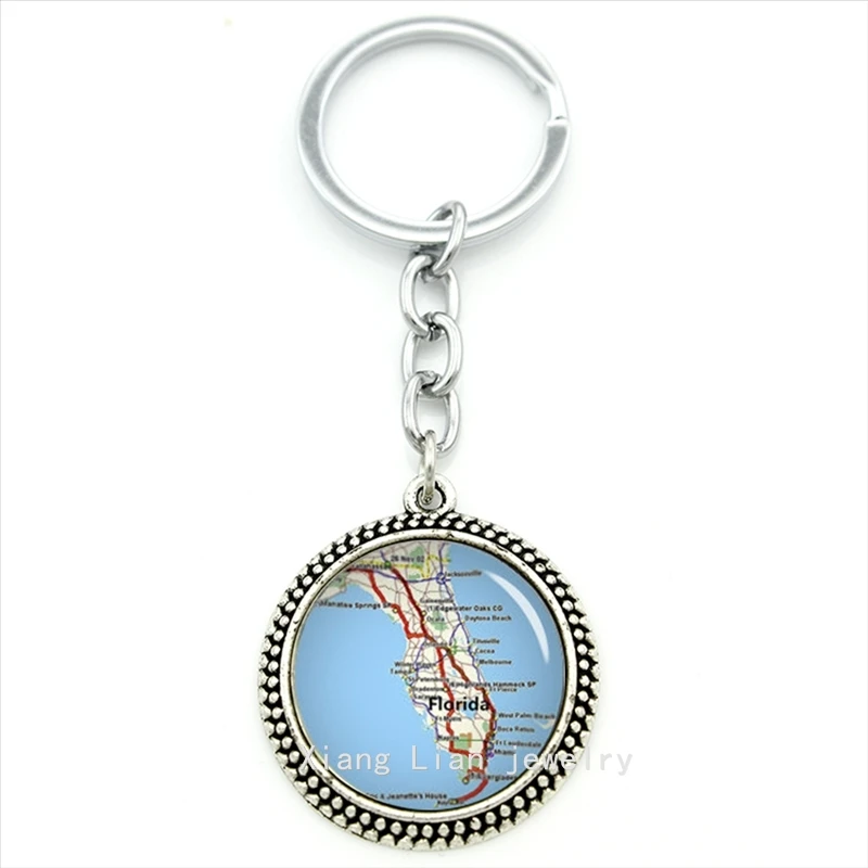 New Arrival Friendship Jewelry state map keychain USA famous city Florida map,Keepsake gift festival gift women jewelry T390
New Arrival Friendship Jewelry state map keychain USA famous city Florida map,Keepsake gift festival gift women jewelry T390