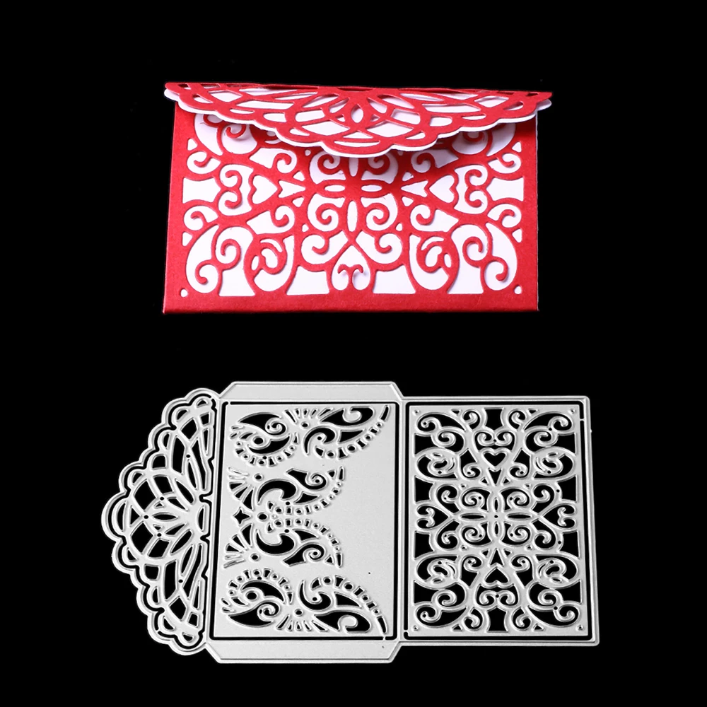 15.9*10.8cm Lace Envelope Craft Die 2019 New Year Metal Cutting Dies Stencils for DIY Scrapbooking Photo album Paper Cards Decor
15.9*10.8cm Lace Envelope Craft Die 2019 New Year Metal Cutting Dies Stencils for DIY Scrapbooking Photo album Paper Cards Decor
