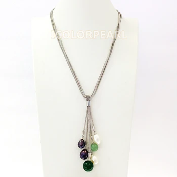 WEICOLOR 45cm+ Natural Freshwater Pearl And Different Beads Pendant With Nice Strong Chain , Never loose color.
WEICOLOR 45cm+ Natural Freshwater Pearl And Different Beads Pendant With Nice Strong Chain , Never loose color.
