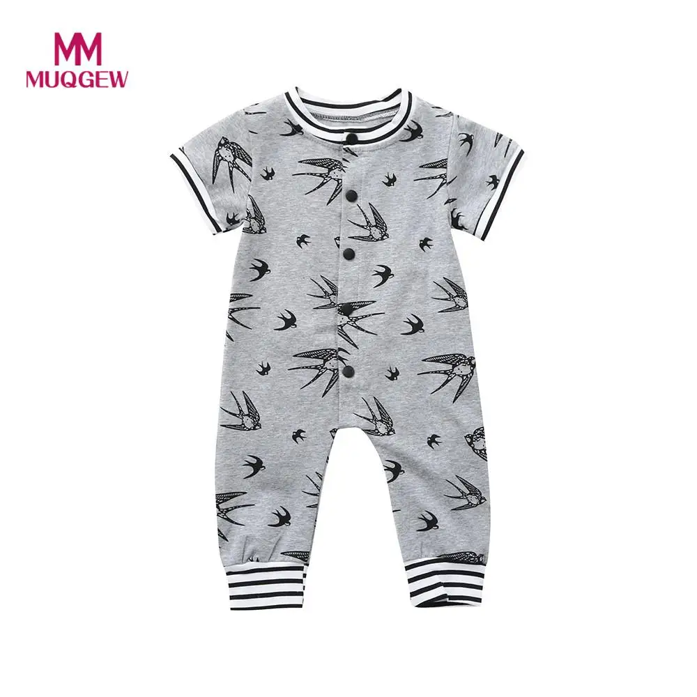 MUQGEW Newborn Romper Baby Boys Short Sleeve Swallow Print Baby Romper Jumpsuit Clothing vetement enfant fille
MUQGEW Newborn Romper Baby Boys Short Sleeve Swallow Print Baby Romper Jumpsuit Clothing vetement enfant fille