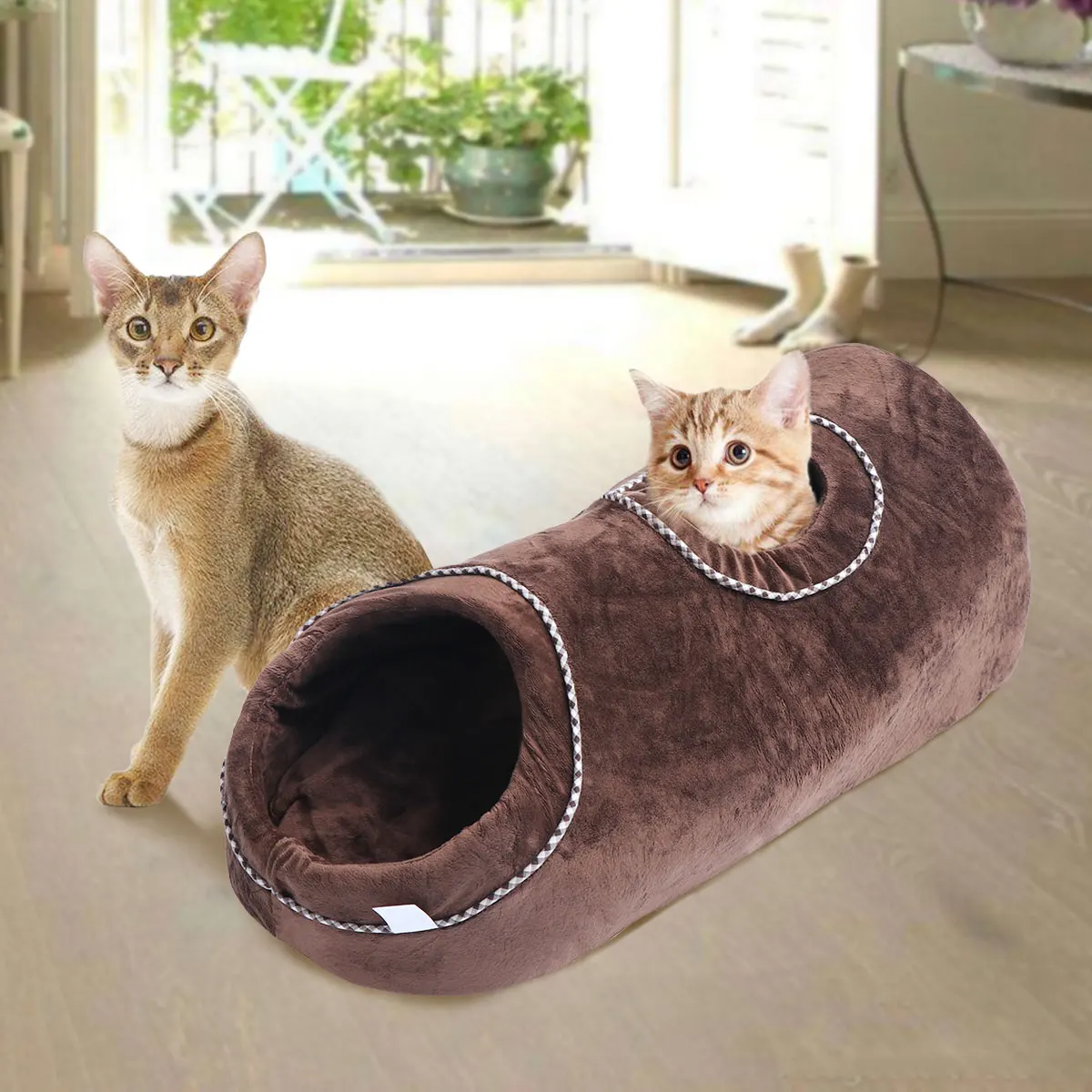 cat tunnel bed