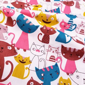 Printed Cats 100% Cotton Twill Fabric Cotton Patchwork Cloth ,DIY Sewing Quilting Fat Quarters Material For Baby&Child
Printed Cats 100% Cotton Twill Fabric Cotton Patchwork Cloth ,DIY Sewing Quilting Fat Quarters Material For Baby&Child