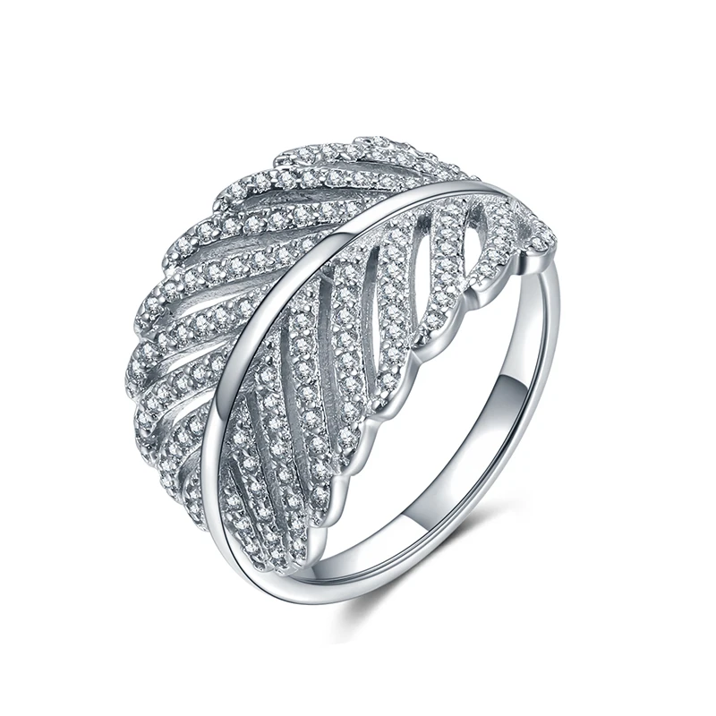 HOT Sale 100% 925 Sterling Silver Sparkling Spring Tree Leaves White cubic zircon Finger Rings for Women Fashion DIY Jewelry
HOT Sale 100% 925 Sterling Silver Sparkling Spring Tree Leaves White cubic zircon Finger Rings for Women Fashion DIY Jewelry