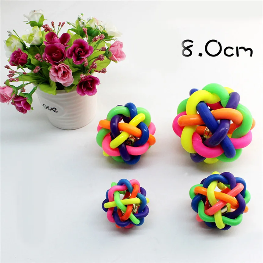 lovely Pet Pet Dog Cat Toy Colorful Ball With Bell Pet Dog Products Toy Poodle Pet Toy Hot drop shipping 70703
lovely Pet Pet Dog Cat Toy Colorful Ball With Bell Pet Dog Products Toy Poodle Pet Toy Hot drop shipping 70703