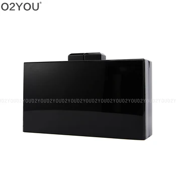 Lady Solid Black Acrylic Box Clutch Bag Women Evening Bag Wedding Party Prom Shoulder Handbag Hard case Metal Acrylic Clutches
Lady Solid Black Acrylic Box Clutch Bag Women Evening Bag Wedding Party Prom Shoulder Handbag Hard case Metal Acrylic Clutches