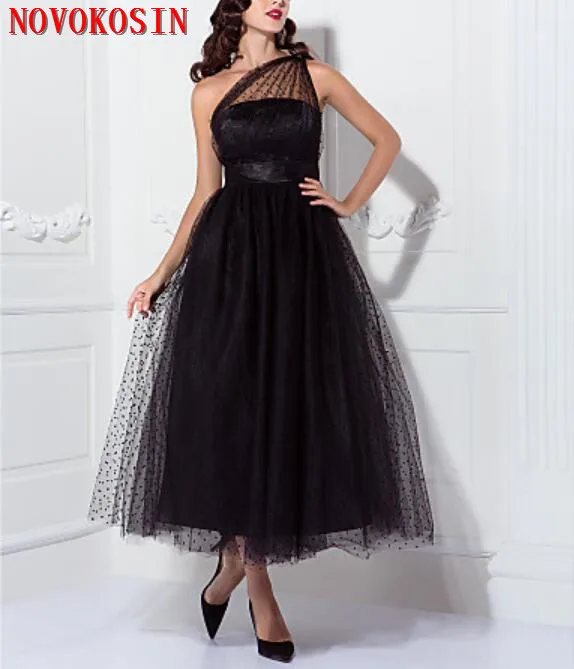 2019 Custom Made Dot Tulle 5 Layers Ball Gown One Shoulder Princess Bridesmaid Dress Simple Black Wedding Robe De Soiree
2019 Custom Made Dot Tulle 5 Layers Ball Gown One Shoulder Princess Bridesmaid Dress Simple Black Wedding Robe De Soiree