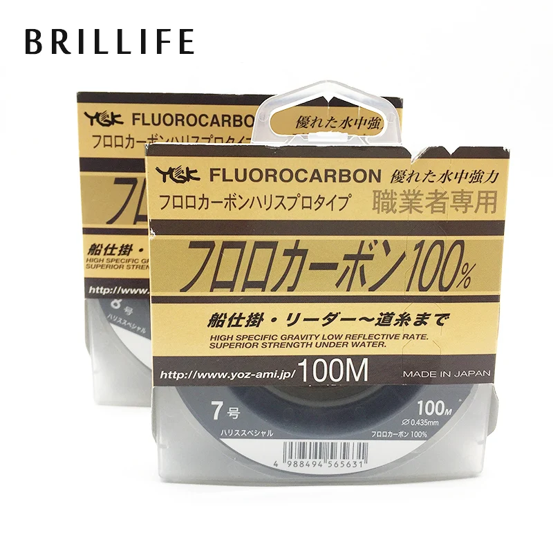 Original Ygk Fluorocarbon Leader Fishing Line Tippet 100M /110Yd Carbo –  Bargain Bait Box