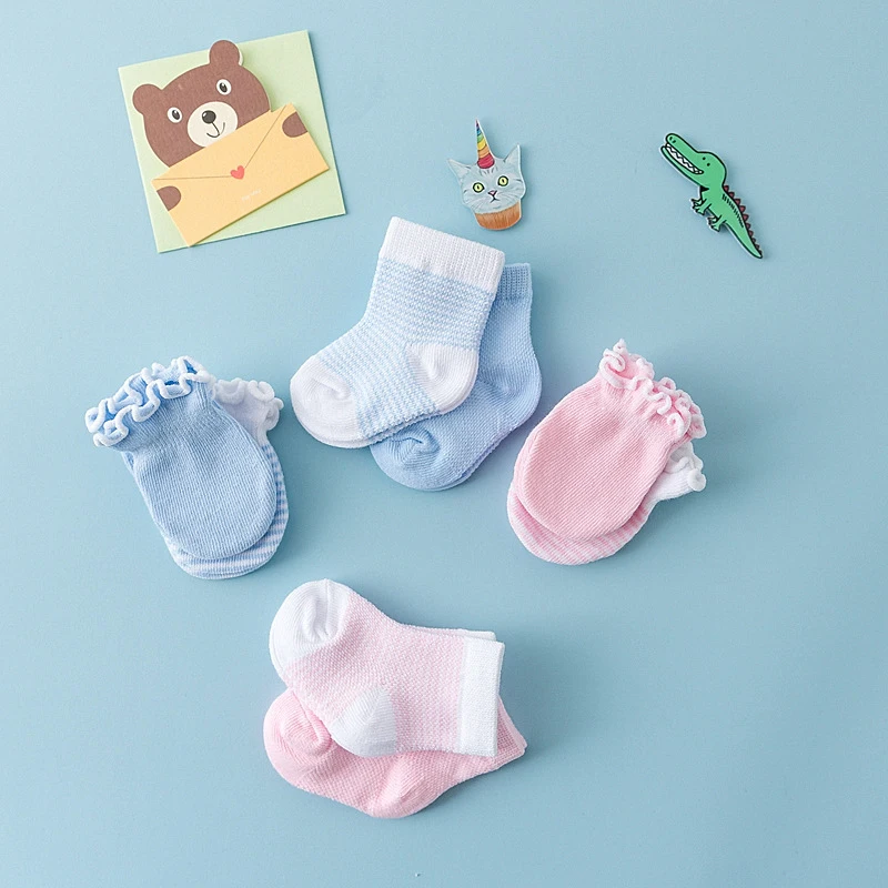 2 Pairs/set Baby Socks Anti-scratch Gloves Girls Boys Cotton Newborn Infant Toddler Socks Retro Lace Ruffle Frilly Floor Socks
2 Pairs/set Baby Socks Anti-scratch Gloves Girls Boys Cotton Newborn Infant Toddler Socks Retro Lace Ruffle Frilly Floor Socks