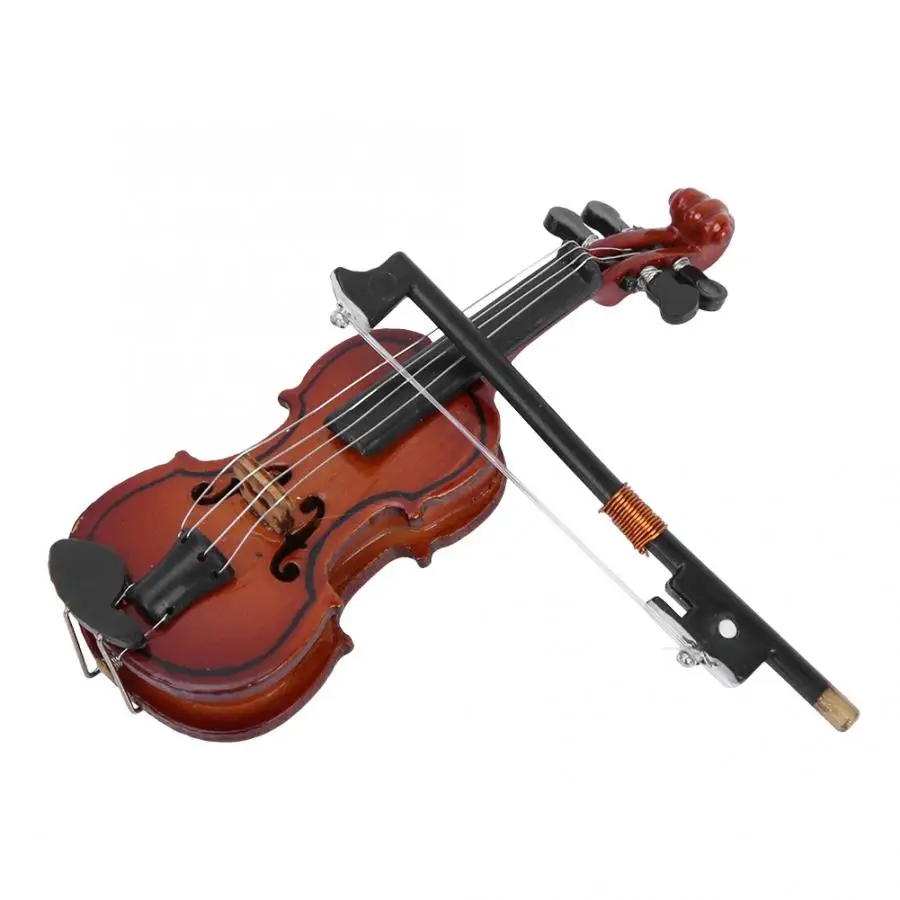 Miniature Wooden Musical Instrument Vintage Violin Model Decor for 1/12 Doll House DIY 1/12 Dolls House Wooden Violin
Miniature Wooden Musical Instrument Vintage Violin Model Decor for 1/12 Doll House DIY 1/12 Dolls House Wooden Violin