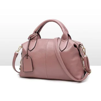Fashion Women Handbag Quality Soft Leather Solid Top-Handle Bag Female Shoulder Bag Causal Large Capacity Lady's Totes X500
Fashion Women Handbag Quality Soft Leather Solid Top-Handle Bag Female Shoulder Bag Causal Large Capacity Lady's Totes X500