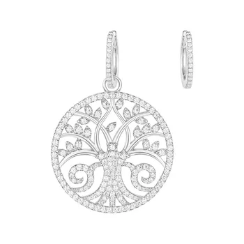 SLJELY High Quality 925 Sterling Silver Fine Mandala Tree of Life Earrings Full Cubic Zirconia Women Brand Designer Jewelry
SLJELY High Quality 925 Sterling Silver Fine Mandala Tree of Life Earrings Full Cubic Zirconia Women Brand Designer Jewelry