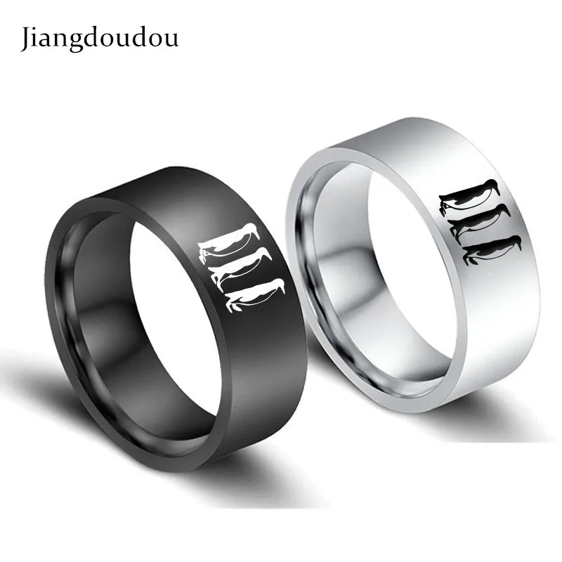 Dropshipping Personalized Customized DIY Laser Titanium Rings Engraved Name Texts Signature Penguin Stainless Steel Men's Ring
Dropshipping Personalized Customized DIY Laser Titanium Rings Engraved Name Texts Signature Penguin Stainless Steel Men's Ring