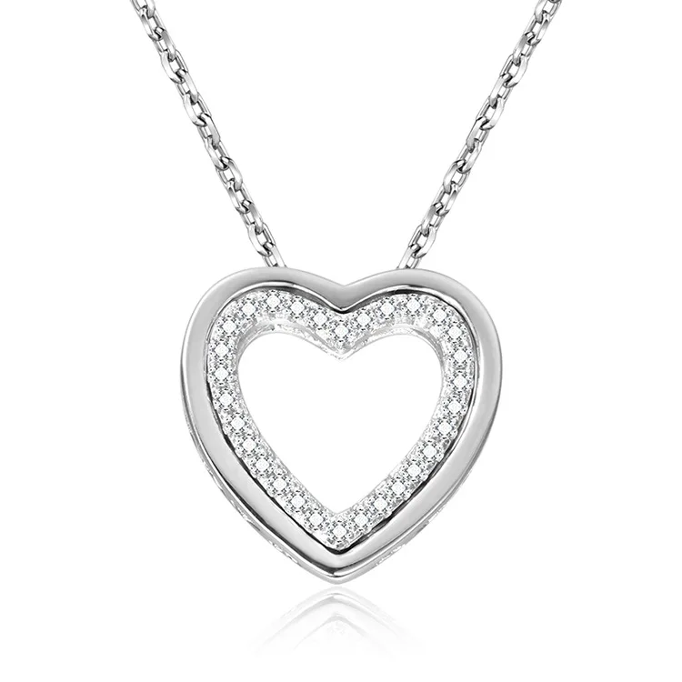 Free Shipping European and American Simple Ladies Necklace Jewelry Double Zircon Heart Charm Pendant Accessories
Free Shipping European and American Simple Ladies Necklace Jewelry Double Zircon Heart Charm Pendant Accessories