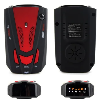Car Vehicle Radar Detector 360 Degree Anti Car V7 Speed Voice Alert Warning 16 Band Speed Control Detector LED Display
Car Vehicle Radar Detector 360 Degree Anti Car V7 Speed Voice Alert Warning 16 Band Speed Control Detector LED Display