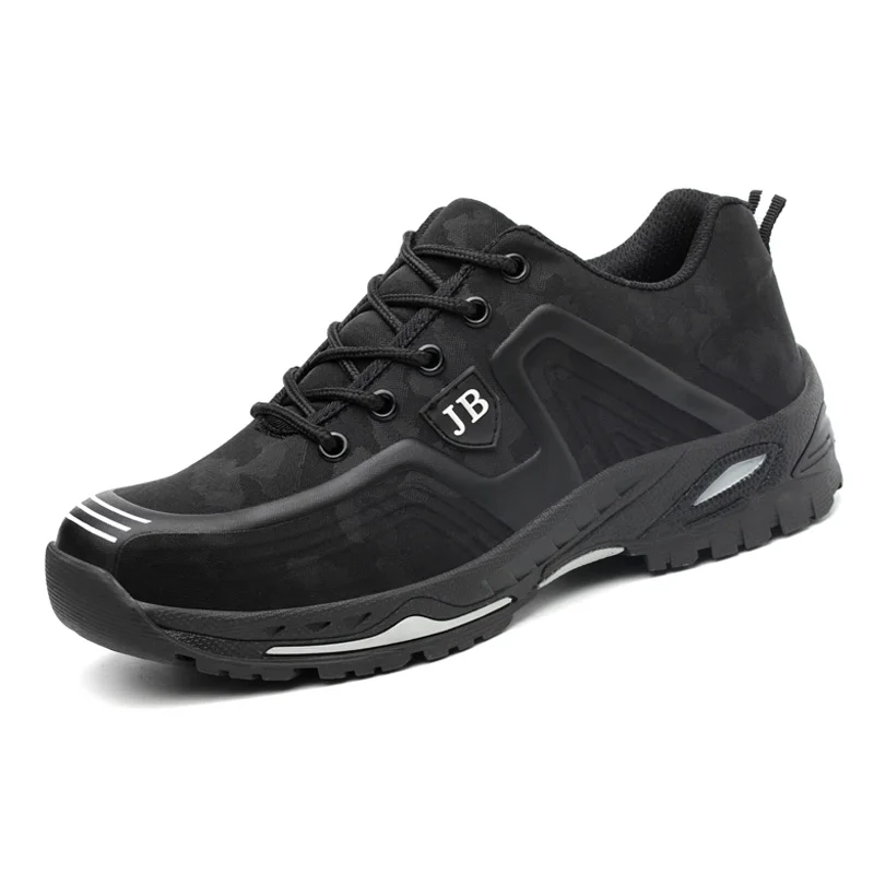 Men Safety Shoes Breathable Summer Boots Anti-smashing Anti-puncture Steel Toe Caps Anti-piercing Breathable Mens Work Shoes image 9