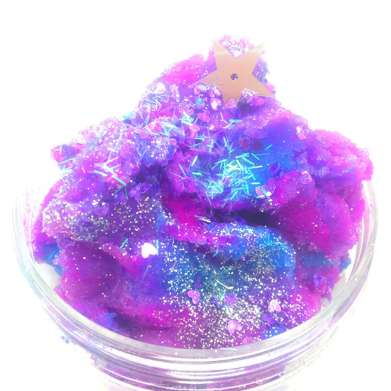 New Sand Colorful Galaxy Cloud Fluffy Slime Squishy Putty Stress Relief Kids Clay cotton mud Slime Anti Stress toys for Children
New Sand Colorful Galaxy Cloud Fluffy Slime Squishy Putty Stress Relief Kids Clay cotton mud Slime Anti Stress toys for Children