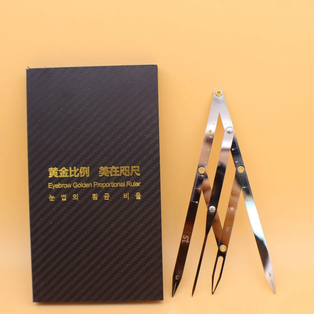 1pcs Micoblading Eyebrow Divider Caliper Permanent Makeup Eyebrow Gloden Porportion Ruler Eyebrow Shaping Design Tools
1pcs Micoblading Eyebrow Divider Caliper Permanent Makeup Eyebrow Gloden Porportion Ruler Eyebrow Shaping Design Tools