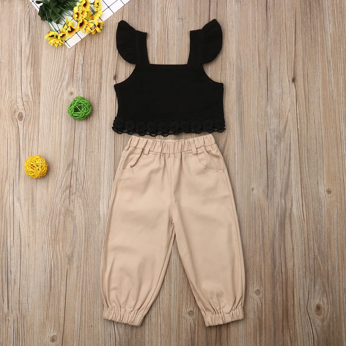 Pudcoco Summer Toddler Baby Girl Clothes Fly Sleeve Lace Cropped Tops Casual Long Pants 2Pcs Outfits Set
Pudcoco Summer Toddler Baby Girl Clothes Fly Sleeve Lace Cropped Tops Casual Long Pants 2Pcs Outfits Set