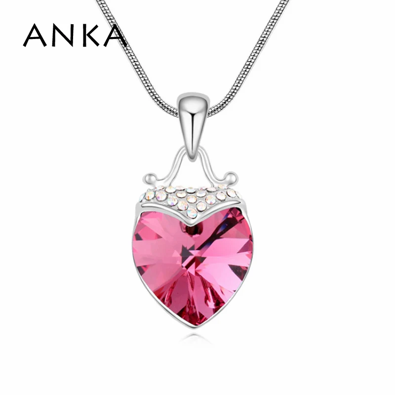 My heart pendant necklace made with Gennuine Swarovski Elements crystal ,6 colors available #107253
My heart pendant necklace made with Gennuine Swarovski Elements crystal ,6 colors available #107253