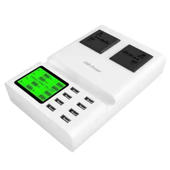 Universal Travel Charger,Portable 8 Ports Usb Charger Power Adapter Charging Station With Lcd Display For Iphone And Android(U
Universal Travel Charger,Portable 8 Ports Usb Charger Power Adapter Charging Station With Lcd Display For Iphone And Android(U
