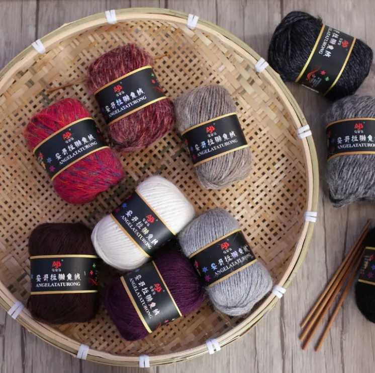 50g/Ball Angora Rex Rabbit Yarn Hand Knitting Yarn Thick Yarn For Overcoat Outerwear Hat Scarf Cape
50g/Ball Angora Rex Rabbit Yarn Hand Knitting Yarn Thick Yarn For Overcoat Outerwear Hat Scarf Cape