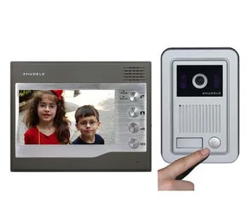 ZHUDELE New Arrival Top Quality Home Security 7"Video Door Phone Intercom Doorbell+700TVL HD IR Camera with Waterproof Cover 1V1
ZHUDELE New Arrival Top Quality Home Security 7"Video Door Phone Intercom Doorbell+700TVL HD IR Camera with Waterproof Cover 1V1