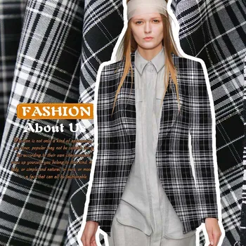 The new blue black European and American fashion new grid material shirt dress skirts fabrics such as cloth cloth
The new blue black European and American fashion new grid material shirt dress skirts fabrics such as cloth cloth