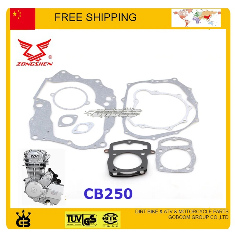 Engine gasket zongshen 250cc CB250 air cooled full set engine gasket muffler gasket cylinder head gasket dirt bike atv quad part
Engine gasket zongshen 250cc CB250 air cooled full set engine gasket muffler gasket cylinder head gasket dirt bike atv quad part